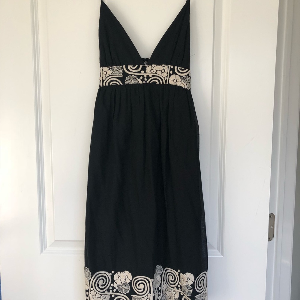 Gorgeous Tibi Halter B&W Halter Dress